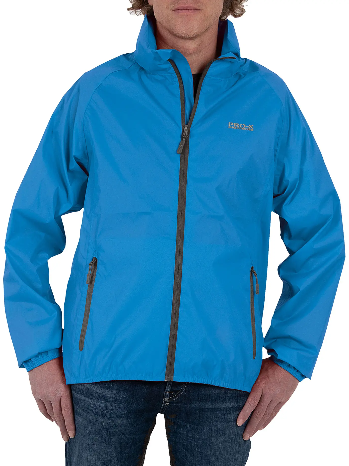 PRO-X ELEMENTS | Herren Regenjacke Packable | blau